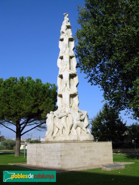 El Vendrell - Monument als Castelles. El Quatre de Vuit