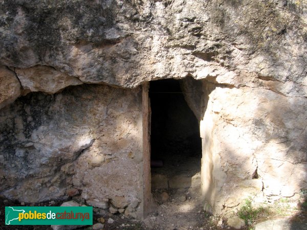 La Bisbal del Penedès - Cova de Santa Cristina (Foto: Albert Esteves, 2006) La Bisbal del Penedès - Cova de Santa Cristina