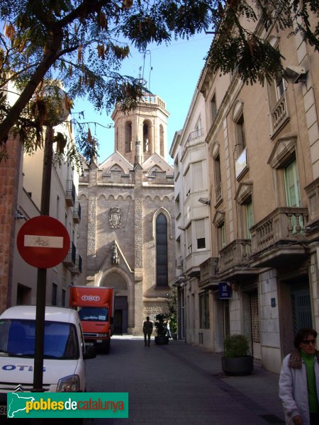 L'Església de Sant Fèlix, vista des del carrer de Sant Quirze (Foto: Joan Sánchez Sabé, 2006) L'Església de Sant Fèlix, vista des del carrer de Sant Quirze