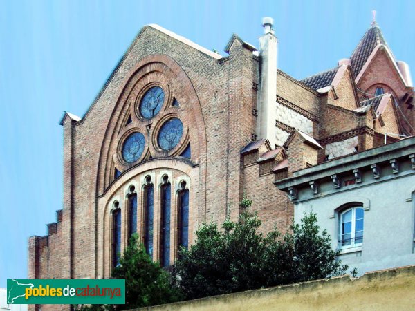 Església de Sant Agustí, part del darrere (Foto: Joan Sánchez Sabé, 2006) Església de Sant Agustí, part del darrere