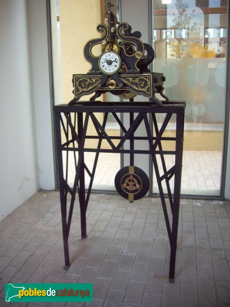 El rellotge del Vapor Sampere (Foto: Joan Sánchez Sabé, 2006) El rellotge del Vapor Sampere