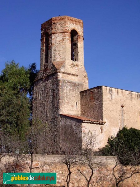 Sant Julià d'Altura, detall de la torre (Foto: Joan Sánchez Sabé, 2006) Sant Julià d'Altura, detall de la torre