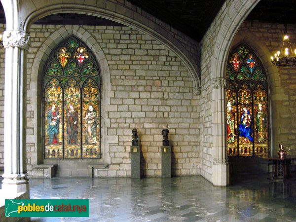 Barcelona - Casa de la Ciutat - Galeria gòtica (Foto: Albert Esteves, 2007) Barcelona - Casa de la Ciutat - Galeria gòtica