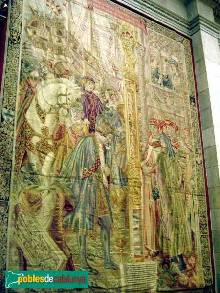 Barcelona - Casa de la Ciutat - Escala d'Honor (Foto: Albert Esteves, 2007) Barcelona - Casa de la Ciutat - Escala d'Honor