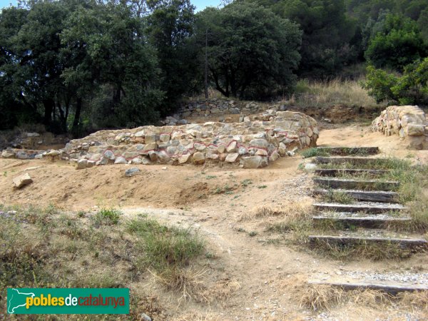 Premià de Dalt - Poblat ibèric Cadira del Bisbe (Foto: Albert Esteves, 2007) Premià de Dalt - Poblat ibèric Cadira del Bisbe