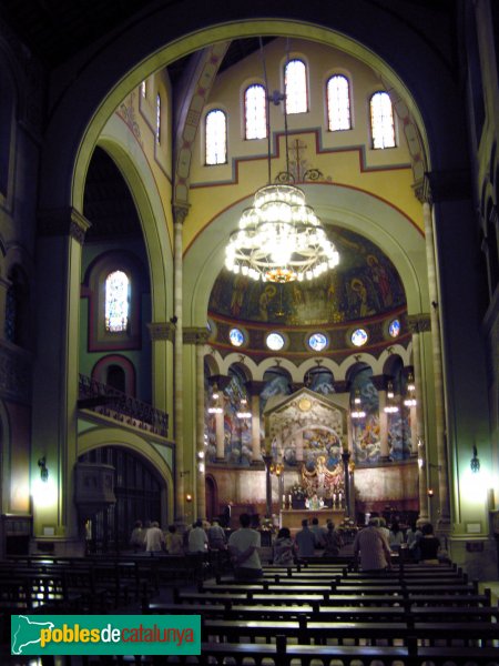 Barcelona - Església de Santa Maria de Montalegre (Foto: Albert Esteves, 2007) Barcelona - Església de Santa Maria de Montalegre