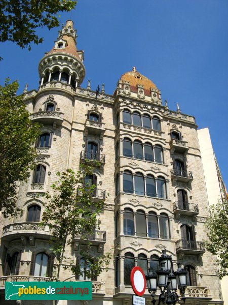Barcelona - Cases Rocamora (Passeig de Gràcia, 6) (Foto: Albert Esteves, 2007) Barcelona - Cases Rocamora (Passeig de Gràcia, 6)