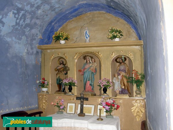 Cortàs - Església de Sant Policarp (Foto: César Martín, 2007) Cortàs - Església de Sant Policarp