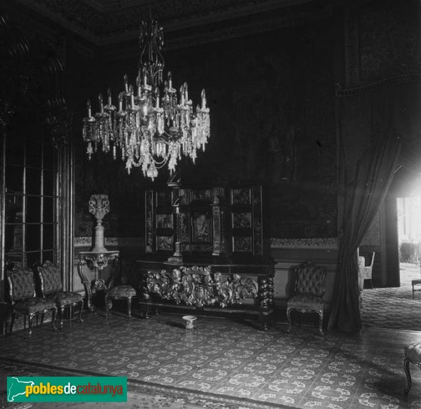 Cornellà de Llobregat - Palau de Can Mercader (Foto: <i>Josep Salvany - Fons Salvany, Biblioteca de Catalunya</i>, 1922) Cornellà de Llobregat - Palau de Can Mercader