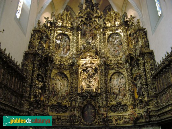 Arenys de Mar- Església de Santa Maria. Retaule (Foto: Albert Esteves, 2007) Arenys de Mar- Església de Santa Maria. Retaule