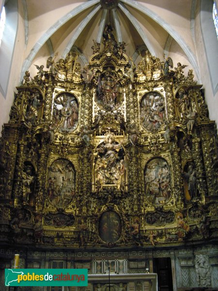 Arenys de Mar- Església de Santa Maria. Retaule (Foto: Albert Esteves, 2007) Arenys de Mar- Església de Santa Maria. Retaule