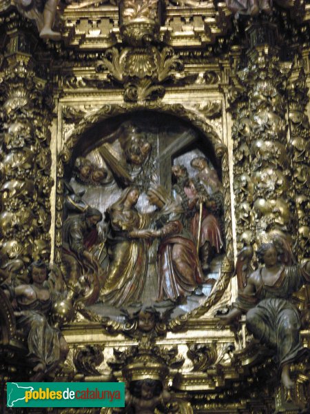 Arenys de Mar- Església de Santa Maria. Retaule: la Visitació (Foto: Albert Esteves, 2007) Arenys de Mar- Església de Santa Maria. Retaule: la Visitació