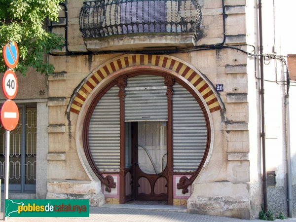 Botiga Anastasi Miralles, porta