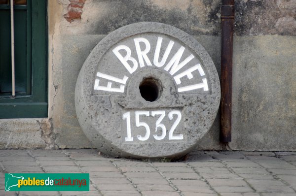 Roda de molí (Foto: Joan Sánchez Sabé, 2007) Roda de molí