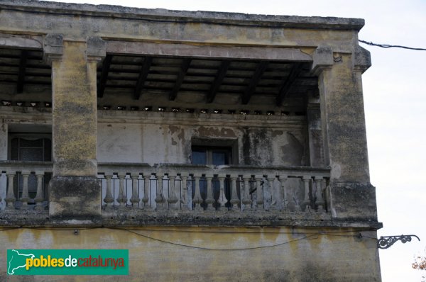 El Brunet, detall galeria (Foto: Joan Sánchez Sabé, 2007) El Brunet, detall galeria