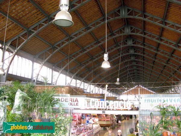 Barcelona - Mercat de la Concepció (Foto: Albert Esteves, 2008) Barcelona - Mercat de la Concepció