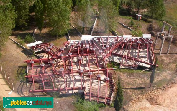 Palafolls - Biblioteca Enric Miralles: estructura (Foto: Ajunt. Palafolls) Palafolls - Biblioteca Enric Miralles: estructura