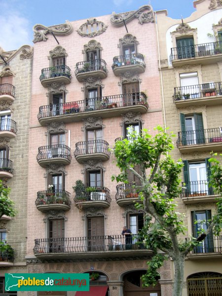 Barcelona - Casa Emili Batlle (Diputació, 30) (Foto: Albert Esteves, 2008) Barcelona - Casa Emili Batlle (Diputació, 30)