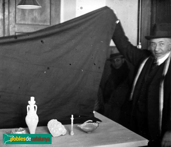 Tarragona - Museu de la Necròpolis (Foto: <i>Josep Salvany - Fons Salvany, Biblioteca de Catalunya</i>, 1924) Tarragona - Museu de la Necròpolis