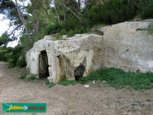 Tarragona - Tamarit, casa excavada a la roca (Foto: Albert Esteves, 2008) Tarragona - Tamarit, casa excavada a la roca