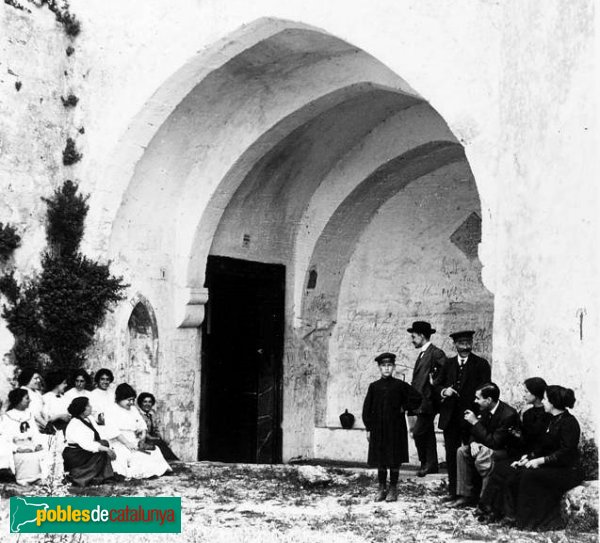 Tarragona - Santa Maria de Tamarit (Foto: Josep Salvany - Fons Salvany, Biblioteca de Catalunya, 1912) Tarragona - Santa Maria de Tamarit