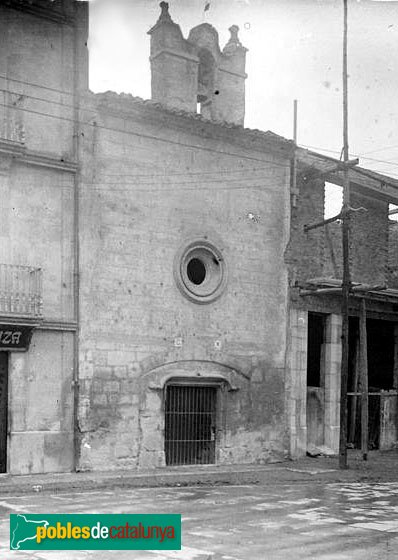 Mollerussa - Sant Isidori, abans de la destrucció (Foto: Josep Salvany - Fons Salvany, Biblioteca de Catalunya, 1922) Mollerussa - Sant Isidori, abans de la destrucció