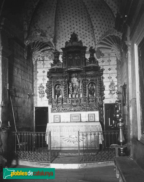 Mollerussa - Sant Isidori, abans de la destrucció (Foto: Josep Salvany - Fons Salvany, Biblioteca de Catalunya, 1922) Mollerussa - Sant Isidori, abans de la destrucció