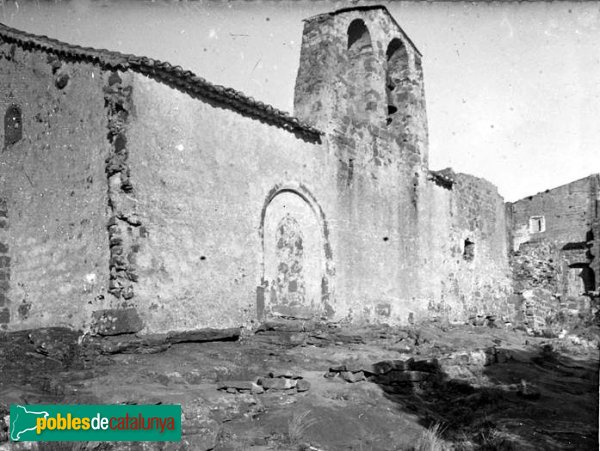 Capella d'Eramprunyà (Foto: Josep Salvany - Fons Salvany, Biblioteca de Catalunya, 1916) Capella d'Eramprunyà