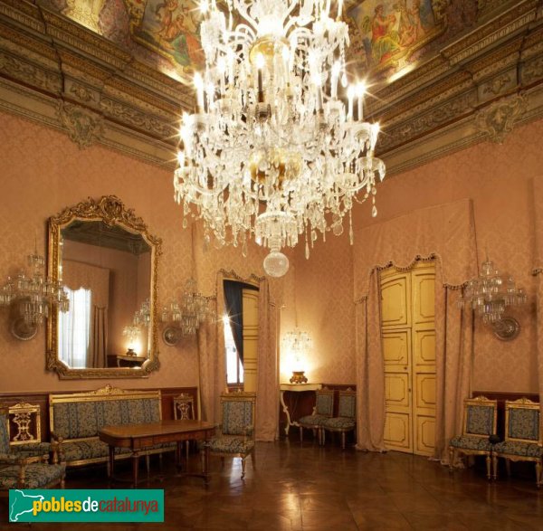 Barcelona - Palau Moxó, abans de la reforma. Barcelona - Palau Moxó, abans de la reforma.