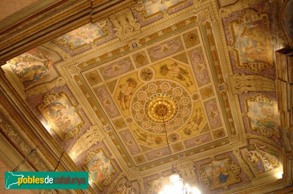 Barcelona - Palau Moxó, abans de la reforma. Barcelona - Palau Moxó, abans de la reforma.