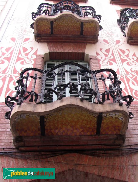 Barcelona - Casa Joan Baptista Rubinat (Or, 44) (Foto: Valentí Pons) Barcelona - Casa Joan Baptista Rubinat (Or, 44)