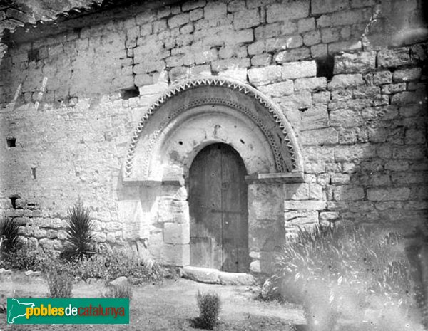 Jorba - Ermita de la Mare de Déu de la Sala (Foto: Josep Salvany - Fons Salvany, Biblioteca de Catalunya, 1923) Jorba - Ermita de la Mare de Déu de la Sala