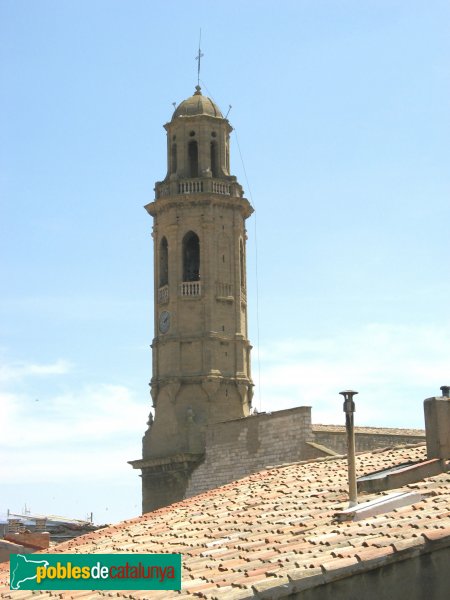 Calaf - Església de Sant Jaume, campanar (Foto: Albert Esteves, 2009) Calaf - Església de Sant Jaume, campanar
