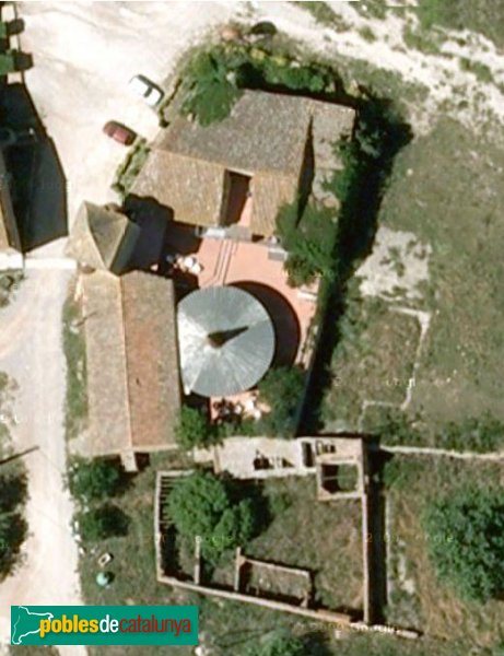 L'Escala - Can Reding, vista aèria (Foto: Google Maps, 2009) L'Escala - Can Reding, vista aèria