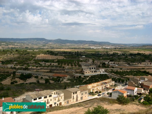 Barberà de la Conca - Panoràmica des de la torre del castell de Barberà (Foto: Albert Esteves, 2009) Barberà de la Conca - Panoràmica des de la torre del castell de Barberà