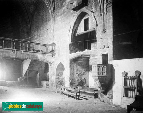 L'Espluga de Francolí - Església vella de Sant Miquel, interior