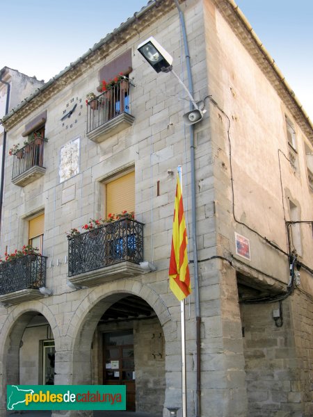 Santa Coloma de Queralt - Casa de la Vila (Foto: Albert Esteves, 2009) Santa Coloma de Queralt - Casa de la Vila