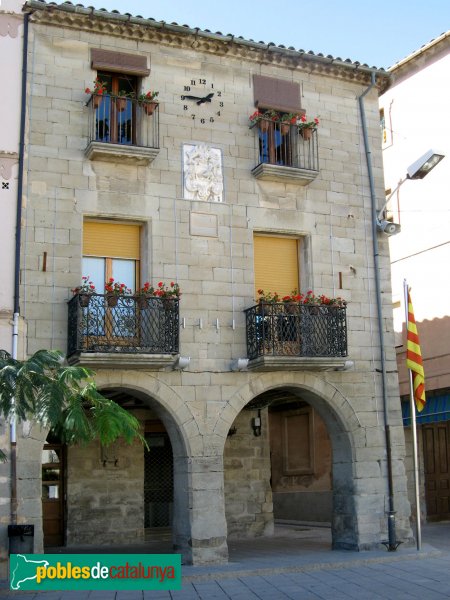 Santa Coloma de Queralt - Casa de la Vila (Foto: Albert Esteves, 2009) Santa Coloma de Queralt - Casa de la Vila