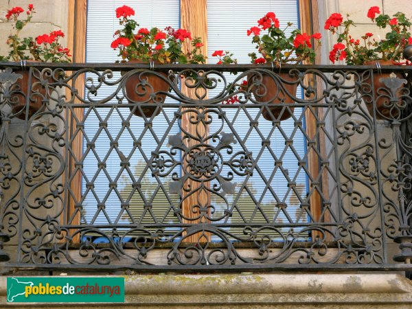 Santa Coloma de Queralt - Barana de la Casa de la Vila (Foto: Albert Esteves, 2009) Santa Coloma de Queralt - Barana de la Casa de la Vila