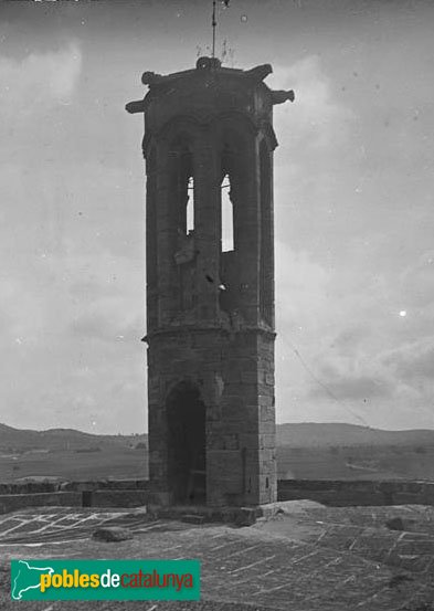 Santa Coloma de Queralt - Església de Santa Maria, 1923 (Foto: Josep Salvany - Fons Salvany, Biblioteca de Catalunya, 1923) Santa Coloma de Queralt - Església de Santa Maria, 1923