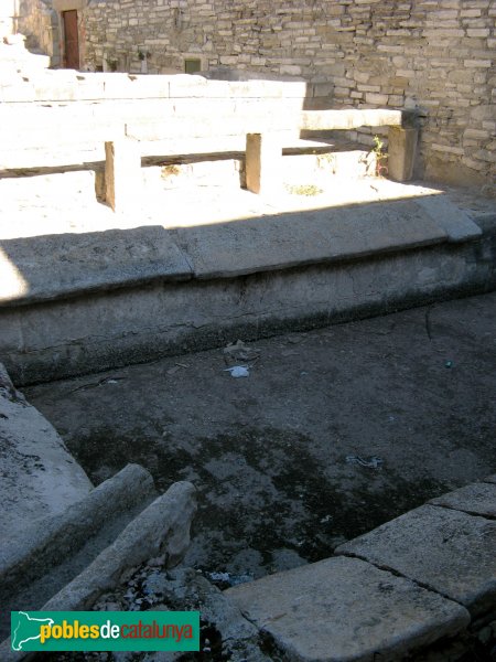 Santa Coloma de Queralt - Safareigs (Foto: Albert Esteves, 2009) Santa Coloma de Queralt - Safareigs