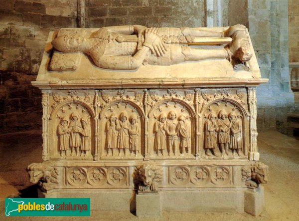 Santa Coloma de Queralt - Sepulcre de Pere V de Queralt i Alamanda de Rocabertí Santa Coloma de Queralt - Sepulcre de Pere V de Queralt i Alamanda de Rocabertí