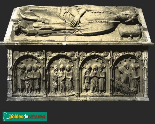 Santa Coloma de Queralt - Sepulcre de Pere V de Queralt i Alamanda de Rocabertí Santa Coloma de Queralt - Sepulcre de Pere V de Queralt i Alamanda de Rocabertí