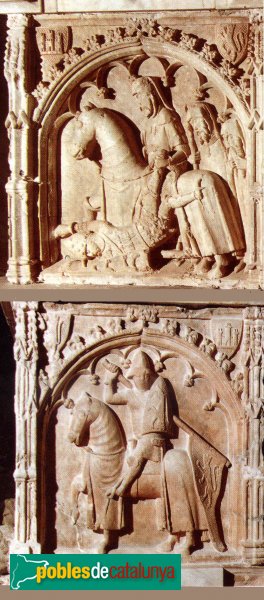 Santa Coloma de Queralt - Sepulcre de Pere V de Queralt i Alamanda de Rocabertí Santa Coloma de Queralt - Sepulcre de Pere V de Queralt i Alamanda de Rocabertí