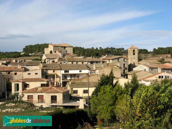 Les Piles - Nucli antic, panoràmica general (Foto: Albert Esteves, 2009) Les Piles - Nucli antic, panoràmica general