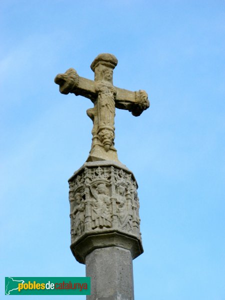 Les Piles - Creu de terme de Biure (Foto: Albert Esteves, 2009) Les Piles - Creu de terme de Biure