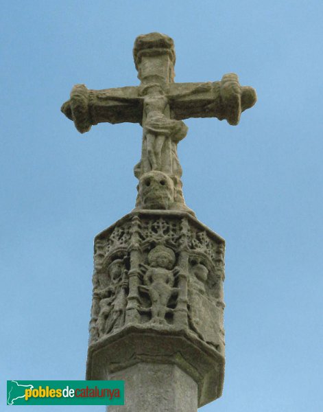 Les Piles - Creu de terme de Biure (Foto: Albert Esteves, 2009) Les Piles - Creu de terme de Biure