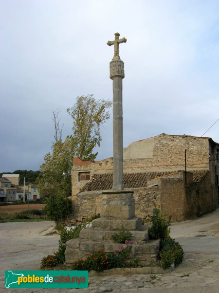 Les Piles - Creu de terme de Biure (Foto: Albert Esteves, 2009) Les Piles - Creu de terme de Biure