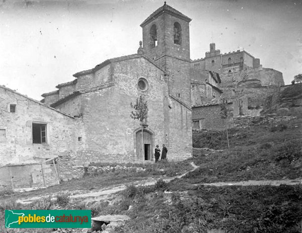 Les Piles - Església de Sant Joan de Biure (Foto: Josep Salvany - Fons Salvany, Biblioteca de Catalunya, 1923) Les Piles - Església de Sant Joan de Biure