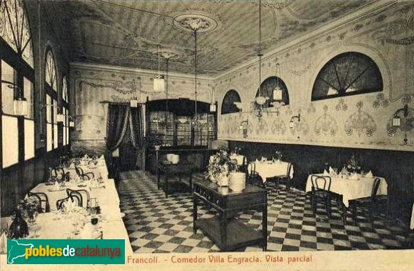 L'Espluga de Francolí - Villa Engracia. Postal antiga